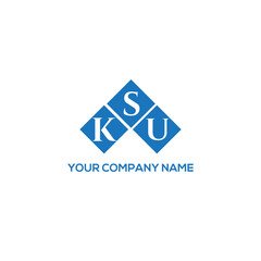 SKU letter logo design on white background. SKU creative initials letter logo concept. SKU letter design.
