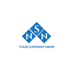 SNN letter logo design on white background. SNN creative initials letter logo concept. SNN letter design.
