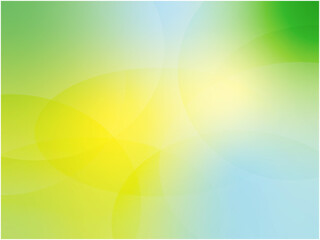 ぼんやりミックスカラーのアブストラクト背景素材_グリーン×イエロー系