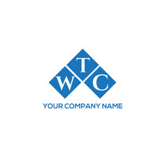TWC letter logo design on white background. TWC creative initials letter logo concept. TWC letter design.
