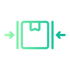 do not clamp gradient icon