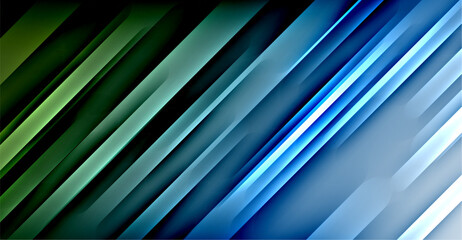 Obraz premium Dynamic Bright Colorful Lines, Shadow Style Stripes Geometric Vector Illustration For Wallpaper, Banner, Background, Card, Book Illustration, landing page