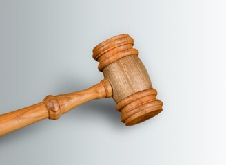 Judge's wooden Gavel, Justice and Legality