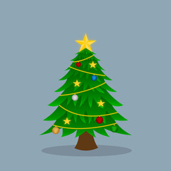 christmas tree vector