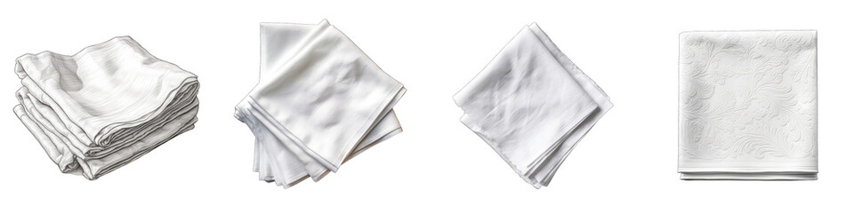 Napkin Hyperrealistic Highly Detailed Isolated On Transparent Background Png File