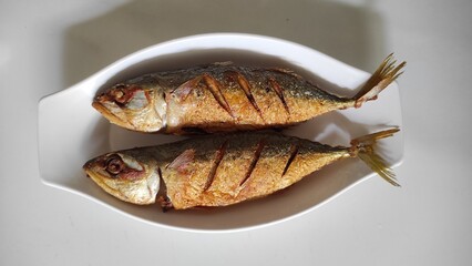 fish on a plate