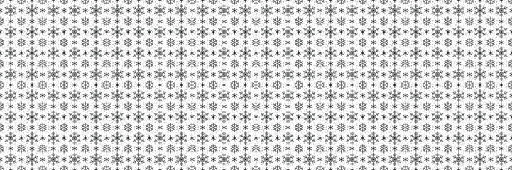 Winter vector background, banner, snowflakes seamless pattern 