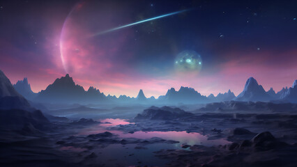 Interstellar Dreamscape Vista
