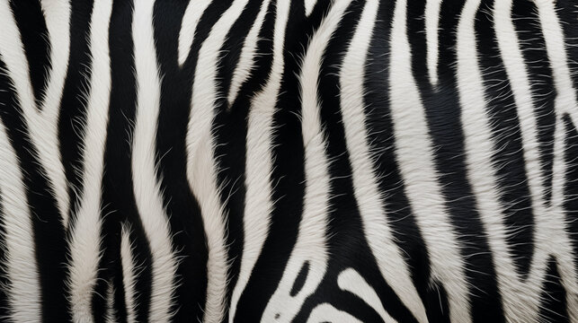 Zebra fur background