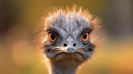 Tuinposter Close up of an ostrich © AI Studio - R