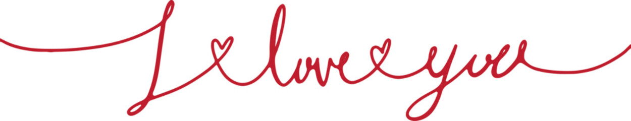 ラブのレタリング