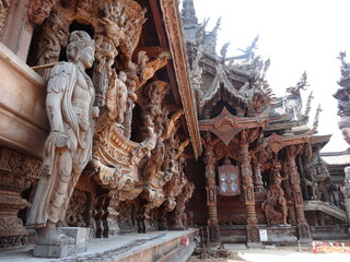Sanctuary of Truth, Chonburi Thailand　サンクチュアリー・オブ・トゥルース　パタヤ　ปราสาทสัจธรรม