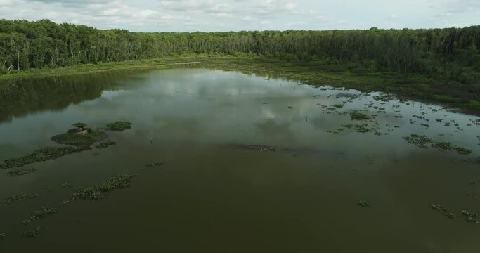 Great hideaway for a weekend adventure - pristine Spile Lake hidden in forest. 
