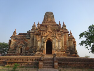 Fototapeta na wymiar ダマヤンジー寺院　ミャンマー・パガン