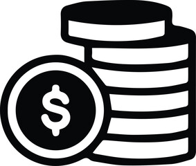 Money icon vector.