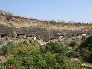アジャンター石窟寺院　オーランガーバード・インド　Ajanta Caves