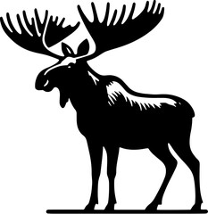 Moose animal icon 1