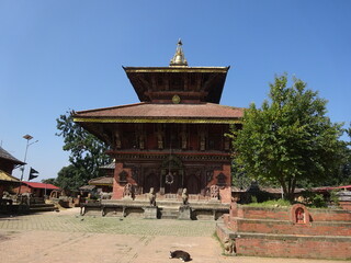 世界遺産のチャング・ナラヤン　バクタプル・ネパール　चाँगु नारायण मन्दिर　Changu Narayan Temple, Bhaktapur, Nepal