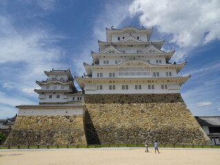 世界遺産の姫路城・白鷺城　兵庫県　Himeji Castle at Hyogo, Japan, World Heritage 