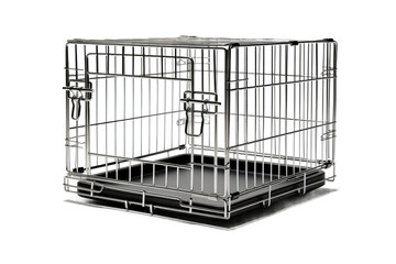 Pooch's Haven: The Art of Dog Crate Design Isolated on Transparent Background