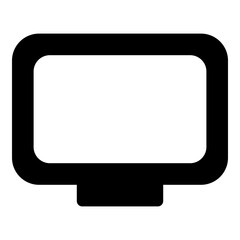 Monitor icon for display and multimedia