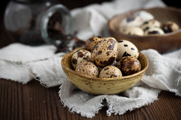 Fresh quail eggs