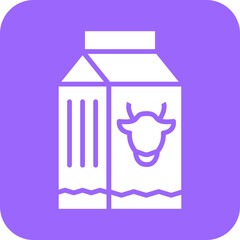 Vector Design Milk Box Icon Style