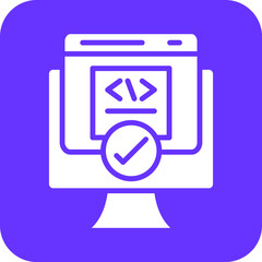 Vector Design Code Correction Icon Style