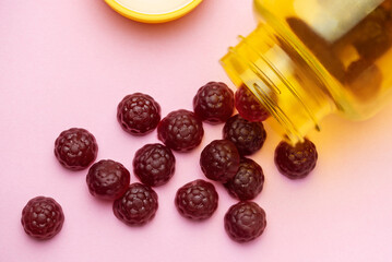 Vitamins for children,  gummy fruits candy