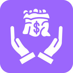 Obraz premium Vector Design Financial Help Icon Style
