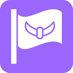 Vector Design Flag Icon Style