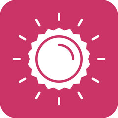 Vector Design Sun Icon Style