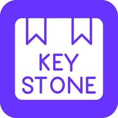 Vector Design Keystone Product Icon Style