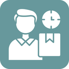 Fototapeta premium Vector Design Lead Time Icon Style