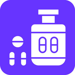 Vector Design Antidepressant Icon Style