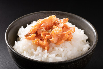 甘塩紅鮭　ほぐし身