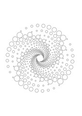 dotted spiral vortex