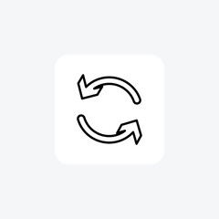 Backup, Disaster Recovery line icon, outline icon, pixel perfect icon