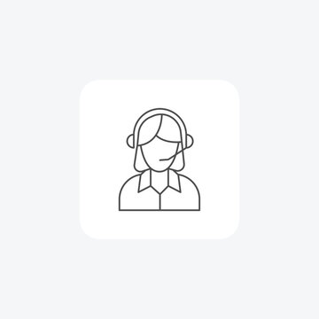 recommend clip art: Helpline, Customer Support, Assistance Icons thin line icon, grey outline icon, pixel perfect icon