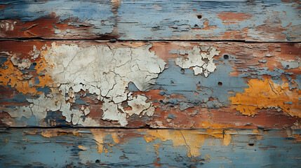 Texture stone background. A graphic resource or blank for a designer. Mockup for design, Cracks in the plaster - grunge texture, Abandoned House with Peeling Paint on Weathered Wall. Grunge Wood Tex

