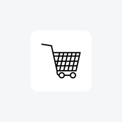 Shopping Cart, Online Shopping, line icon, outline icon, pixel perfect icon