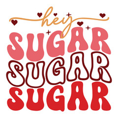 Hey sugar Retro SVG