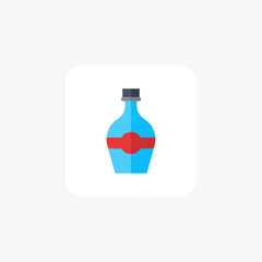 RefreshingCraftBeer flat color icon, pixel perfect icon