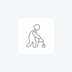 Rehabilitation, Rehab Center, Medical Treatment, thin line icon, grey outline icon, pixel perfect icon