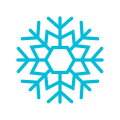 snowflake icon, ornament vector