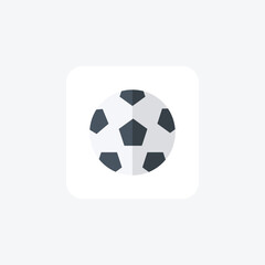 Football, Soccer, Sports, Team sport, flat color icon, pixel perfect icon