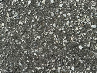 Black asphalt as an abstract background. Texture