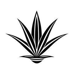 Simple Vector Illustration of Agave. SVG