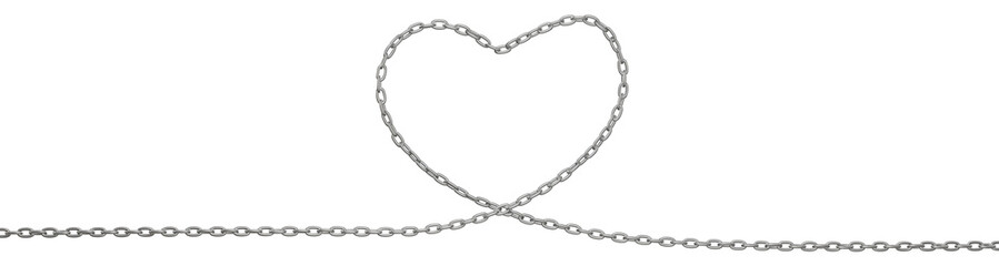 
The metal chains gracefully weave into the shape of a heart in this 3D illustration, available in PNG format with a transparent background.