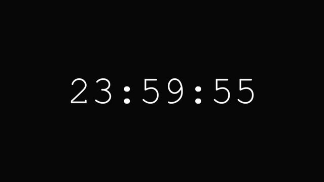 digital clock timer to new year, 10 seconds clock for new year